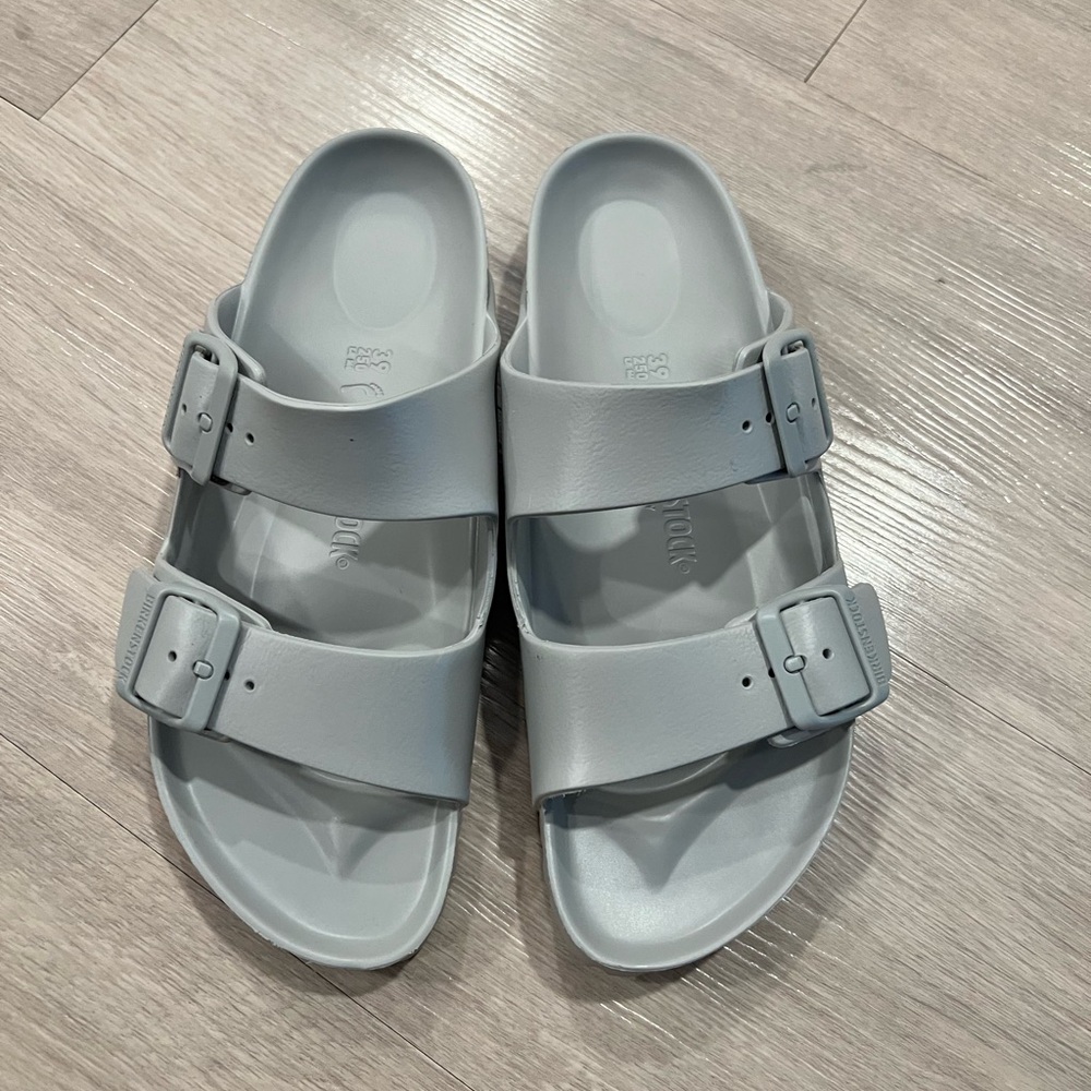 Birkenstock essentials waterproof rubber slide sandals sz 39 new